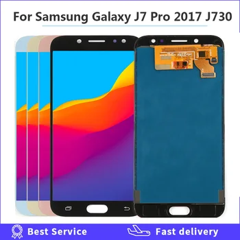 J7 2017 lcd Samsung Galaxy J730F J730GM J730G J730 Displej nahradenie J7 Pro LCD dotykový displej montáž Nastaviteľné Digitalizátorom.