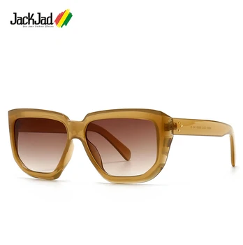 JackJad 2020 Módne Vintage Námestie Štýl Gradient slnečné Okuliare Ženy iny Populárny Dizajn Značky Slnečné Okuliare Oculos De Sol 400931