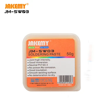 JAKEMY JM-SW-03 bez olova cínu spájkovacia pasta na spájkovanie oprava železa okruh pre PCB,BGA,SMG,PGA opravy