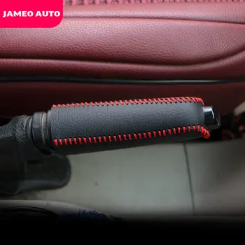 Jameo Auto kožou NA MT Auto Shift Gombík ochranný Kryt Automatické Radenie Obojky pre Ford Fiesta MK7 Sedan Hatchback 2012-2019