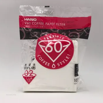 Japonsko Dovoz Hario V60 Kávy Filter 02 Počítať Kávy Prírodné Papierových Filtrov Pre 4 Poháre Na Barista VCF-01-100 Odkvapkávanie Papier