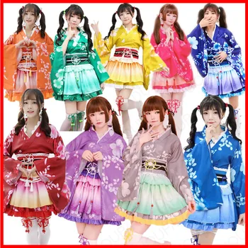 Japonské Anime LoveLive! Yukata Prebudiť Kimono Cosplay Kostým Všetky Charakter Nozomi Tojo Jednotné Celý Set Oblečenia
