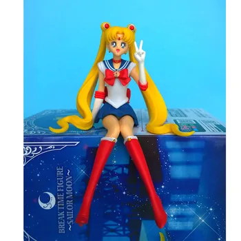 Japonské Anime Obrázok Sailor Moon PVC Akčné Figúrky 13cm Ortuť Mars, Jupiter, Venuša Figúrky Zberateľské Modely, Hračky pre Dievčatá