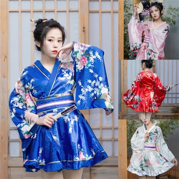 Japonské Kimono Módne Šaty Cardigan Ženy Yukata Kawaii Vintage Oblečenie Haori Župan Festival Streetwear Oblečenie Pre Voľný Čas Pyžamo Otome