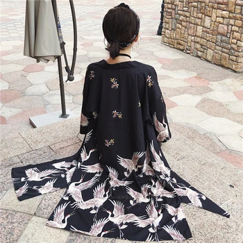 Japonské Kimono Tradičné Žena 2020 Dlho Kimono Cardigan Cosplay, Blúzky, Košele Yukata Žena Japonský Šaty Haori Oblečenie