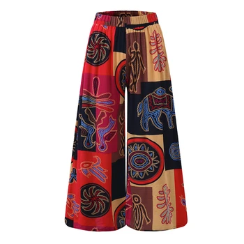 Japonský Módny Štýl Kimono pre Ženy, Dospelých Haori Voľné Tlač Hárem Nohavice Vintage Bežné Ázijské Oblečenie Nohavice S-5XL