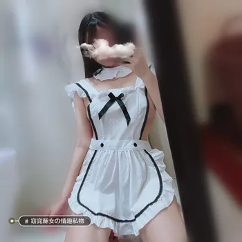 Japonský Slúžka Erotický Kostým Slúžky Jednotné Cosplay spodnej Bielizne pre Ženy, hranie Rolí Sexy spodnú Bielizeň Hot Uniformy pre Školské Dievča Kostým