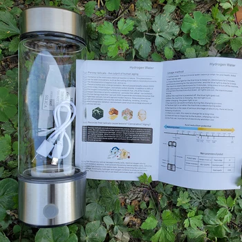 Japonský Titán Kvality Bohaté na Vodík Voda Cup Ionizátor Maker/Generátor, Super Antioxidanty ORP Vodíka Fľaša 420ml
