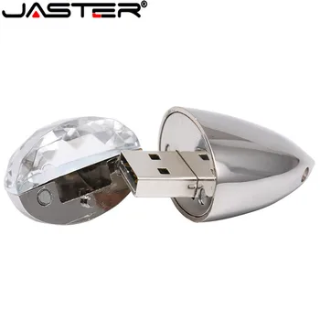 JASTER crystal kvapka tvar USB 2.0 flash drive šperkov náhrdelník 4 GB 8 GB 16 GB 32 GB, 64 GB pamäťovej karty držať pero jednotky