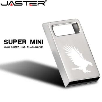 JASTER Super mini kovové флеш Usb Flash Disk 64 GB 32 GB 8 GB 4 GB kl ' úč Vodotesný Strieborný U Diskov Memoriy Usb Stick priateľ Dary