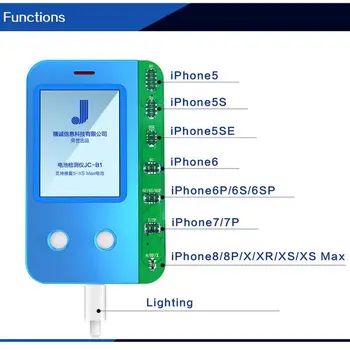 JC B1 Batérie Opravy Tester Testovanie Programátor Pre iPhone 5/6/6/7/8/X XS XS MAX XR Batérie Podmienka Života Kapacita Kontrola