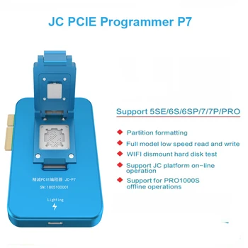 JC P7 P8 PCIE Chybu Opraviť Nástroj Pamäťová Upgrade Programátor pre iPhone 6S/6SPlus/SE/7g/7p/8/8p/X