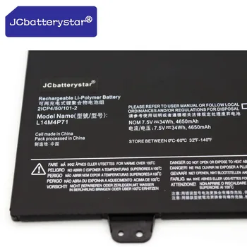 JC Vysokej Kvality 7.6 V 40Wh L14L4P72 L14L4P71 L14M4P71 L14M4P73 Notebook Batéria Pre Lenovo Yoga 700 700-11ISK 11