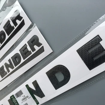 JDM Štýle Auto Nálepky Pre Land Rover DEFENDER List Znak Chvost Zadného Kufra Auta Styling Refitting Predná Kapota Nižšie Auto Nálepky