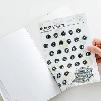 Jednoduché IN Nordic Život Dekoratívne Samolepky DIY Scrapbooking Plánovač Pre Bullet Joural Materiál, Knihy, Školské Kancelárske potreby