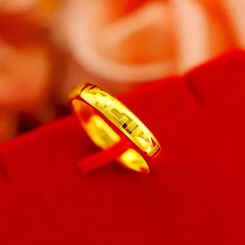 Jednoduché Žlté Zlato 14K Krúžok pre Ženy, Svadobné Zapojenie Výročie Resizable Očarujúce Šperky pre Priateľku, Darček k Narodeninám