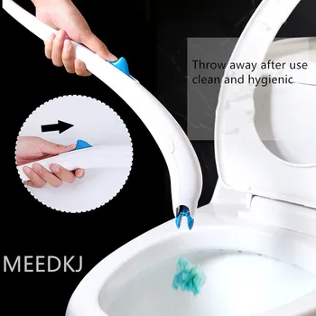 Jednorazové wc kefa môžu byť zahodené bez mŕtvych rohy na toalety s čistiace prostriedky pre Domácnosť Japonský wc kefy