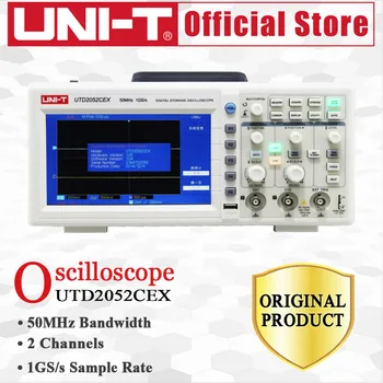 JEDNOTKA UTD2052CEX Digitálne Skladovanie Osciloskopy 2 50MHZ Rozsah meter 7 palca, širokouhlý LCD displeje USB OTG Rozhranie