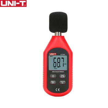 JEDNOTKY Professional Mini Digitálny Zvuk Úroveň Hluku Meter UT353 Decibel Monitorovanie Indikátor Testery 30 ~ 130dB
