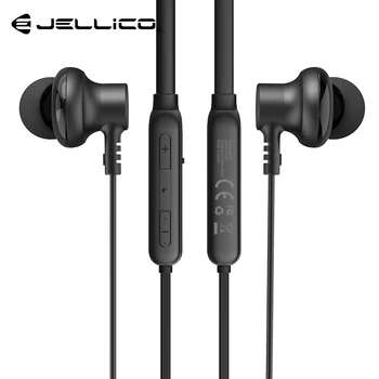 Jellico Headset Neckband Slúchadlá Športové Slúchadlá ST 50 Bluetooth V5.0 3d Stereo Bass V Uchu Bezdrôtový WaterproofNoise Zrušiť