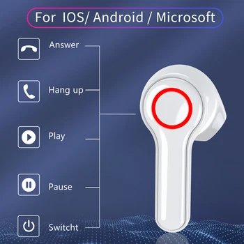 Jellico TWS Bezdrôtové Slúchadlo Bluetooth 5.0 Slúchadlá športové Slúchadlá Slúchadlá S Mikrofónom Pre chytré telefóny, Xiao Samsung Huawei LG