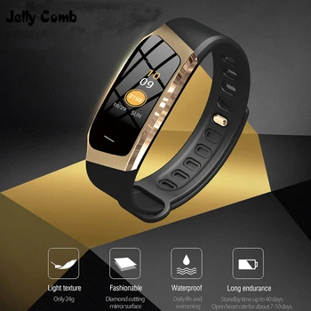 Jelly Špirála Smart Hodinky Pre Android IOS Krvného Tlaku, Tepovej frekvencie Šport Fitness Hodinky, Bluetooth 4.0 Muži Ženy Smartwatch