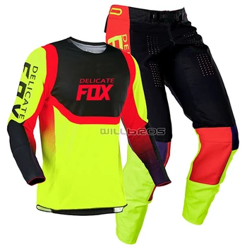 Jemná Fox 2021 MTB, BMX Bicykel na Koni Výstroj Nastaviť Motocross Motocykel Závodná Vyhovovali 180/360 Jersey Nohavice