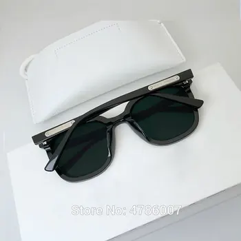 Jemný SEN NAVŠTÍVIŤ Značky Vintage Nadrozmerná Style slnečné Okuliare Muži Ženy Plochý Objektív Námestie Rámom Slnečné Okuliare Oculos Gafas De Sol