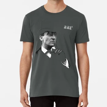 Jeremy Brett - Dokonale Sherlock T Shirt Jeremy Brett Sherlock Holmes Granada Itv British Conan Doyle