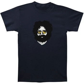 Jerry Garcia Mužov Creamery Slim Fit T-Shirt Navy