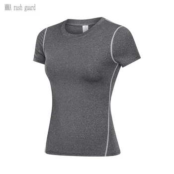 Jesenné a Zimné dlhé tričko Bežné Fitness Oblečenie pre Ženy Kompresie slim Top vysoká kvalita teplákové súpravy Jogging tričko žena