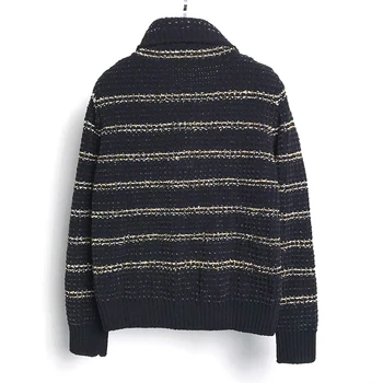 Jeseň 2020 nový sveter, klope sveter, pull-over sveter, pull-over sveter, voľné sveter, mikina s kapucňou