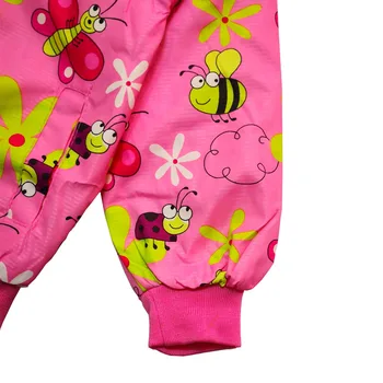 Jeseň Ružová Dievčatá Kabát Roztomilý Pohode Vonkajšie Cartoon Bee Bunda Pre Dievčatá 2 3 4 Rokov Celkom Deti Vrchné Oblečenie Pekné Deti Oblečenie