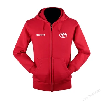 Jeseň Zima mužov a žien Toyota mikina na zips s kapucňou diy vlastné skupiny oblečenie tlačené logo coats