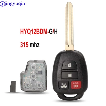 Jingyuqin 314.4 Mhz Diaľkové tlačidlo Pre Toyota Camry G/ H Čip voliteľné 2012-2017 HYQ12BDM HYQ12BEL