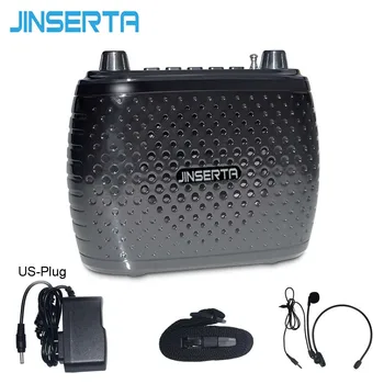 JINSERTA Mini Zosilňovač Hlasu Megaphone Booster Mikrofón Prenosný Reproduktor s NAMI-Plug Podpora TF Kariet/U Diskov Hrať