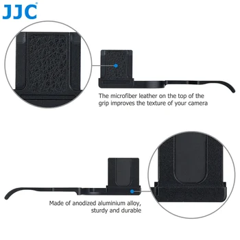 JJC Deluxe Kovové Palec Hore Rukoväť pre Fujifilm Fuji X-T4 X-T3 XT4 XT3 Palec Podpora s Hot Shoe Cover Chránič Ručné Uchopenie Fotoaparátu