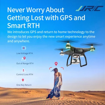 JJRC X13 GPS Drone 5G WIFI FPV ESC 4K HD širokouhlý Fotoaparát, GPS Nasledujúce Striedavé RC Quadcopter Profesionálny Fotoaparát selfie