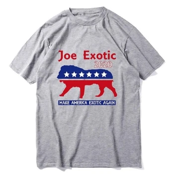 Joe Exotické Tiger Kráľ Prezidenta, Aby Amerika Exotické T Shirt XS-3XL Bavlna tričká Mužov Homme Streetwear