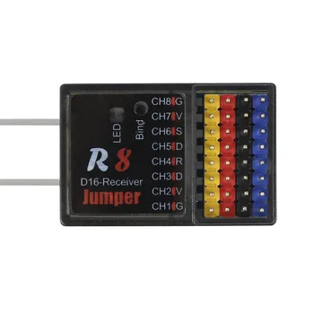 Jumper R8 Prijímač 16CH Sbus Kompatibilné Frsky D16 D8 Jumper T16 T12 Režim Rádiové Diaľkové ovládanie pre PIX PX4 riadenia Letu