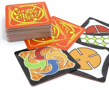 Jungle dosková hra hnedé drevo token rýchlo bežať pár lesa rýchlosť pre rodiny strany zábavnej karty hry angličtina španielčina pravidlá