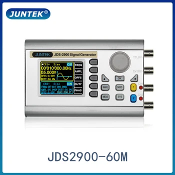 JUNTEK JDS2900-60M 60MHz DDS Funkciu Generátora Signálu Digitálny Ovládanie Dual-channel Frekvencia meter Svojvoľné priebeh generátor
