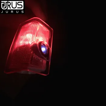 JURUS 2KS Led Dvere Auta Logo Laserový Projektor Lampa Na Mercedes Benz W205 W212 AMG W213 GLC X253 X166 W166 W176 W177 W246 GLA