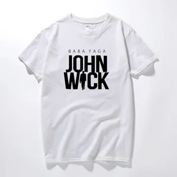 Ján Knot Kapitola 3 Keanu Reeves T-tričko Krátke Rukávy Strany Mužov Posádky Krku Tee Nové Letné Camisetas Hombre Streetwear T tričko