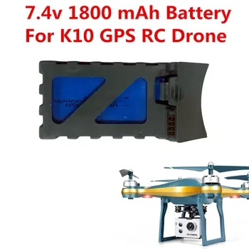 K10 Drone Originálne Batérie náhradné diely 7.4 V 1800mah Lipo Batérie Pre K10 GPS RC Drone náhradné diely, batérie a USB Nabíjací Kábel