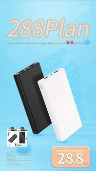 K29 Lítium powerbank 10000mAh prenosný Nabíjací Výkon Banka duálne Rozhranie USB výstupný Prúd 2A Externá Nabíjačka Batérií banky