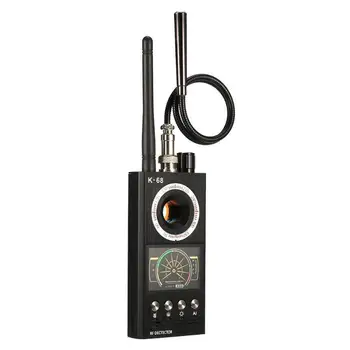 K68 Multi-funkcia Anti-spy Detektor VF Signálu Zistiť GSM Chybu GPS Tracker Bezdrôtová Kamera Anti Odpočúvacie