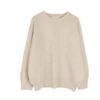 Ka farba veľký sveter pre ženy voľné nosenie lenivý štýl 2020 nové kolo krku Pulóver klesnutie tričko pre ženy jeseň a v zime