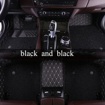 Kalaisike Vlastné auto podlahové rohože pre Hyundai Všetky Modely solaris tucson 2016 sonáta ix25 i30 getz prízvuk creta auto príslušenstvo