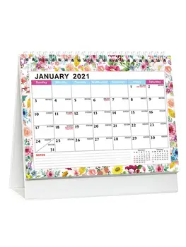 Kalendár Stolový Kalendáre Osviežujúci Mini Desktop Poznámka Cievka Kalendáre, Knihy, Školské Kancelárske Potreby Anglický 2021 Kalendár